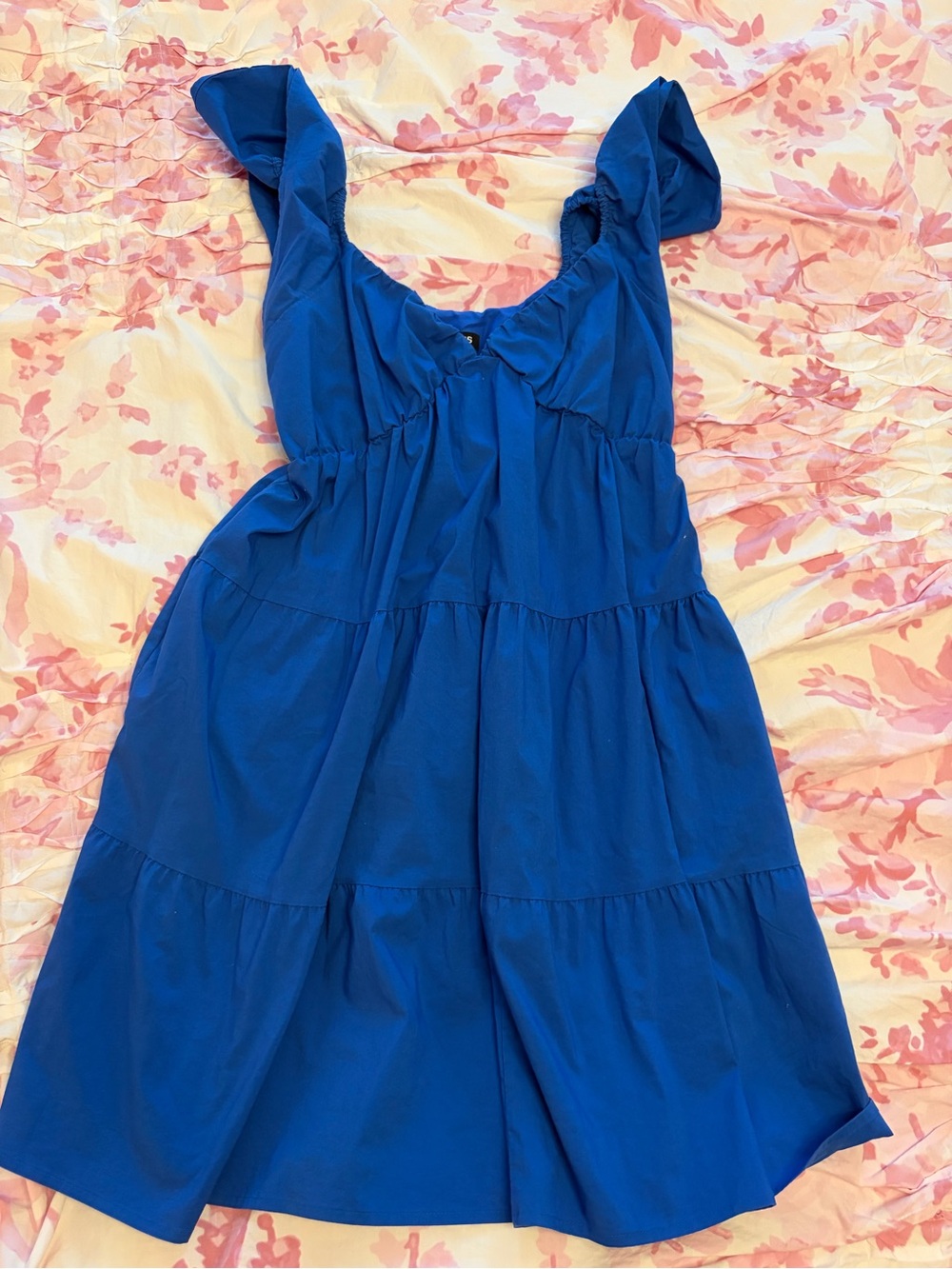 Express Girls Royal Blue Tiered Sundress